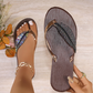 Women's Sparkling Rhinestone Flip Flops