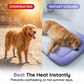 🐾❄️Pet Cooling Mat for Dogs & Cats🐶Naturally Cool Ice-Silk Pad Breathable, Washable & Soft 🌿  For Floors, Sofas & Car Travel Multiple Sizes Gradient Colours🐱
