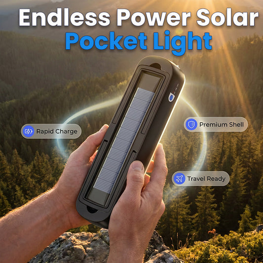Portable Solar Rechargeable LED Light