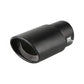 Universal Stainless Steel Car Exhaust Muffler Tip Trim Decor, 63x85mm Bolt-On Drill-Free No-Welding Rear Upgrade Accessory, Drain Hole Design, Fits Most Cars