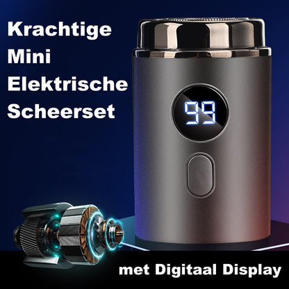 💈 50% OFF NOW! 🔋 Mini Electric Shaver – 18 Blades, 3D Floating Heads & LED Display – Wet/Dry, Quiet & Travel-Ready ✨