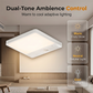 Rechargeable Motion Sensor Ceiling Light - Dimmable, Cordless, 6000mAh Batteries, 400LM, Lighting Modes Adjustable, Magnetic, Remot