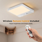 Rechargeable Motion Sensor Ceiling Light - Dimmable, Cordless, 6000mAh Batteries, 400LM, Lighting Modes Adjustable, Magnetic, Remot
