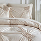 💥50% OFF!😴 Bring you cozy deep sleep!Elegant Pinch Pleat Duvet Cover Set