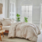 💥50% OFF!😴 Bring you cozy deep sleep!Elegant Pinch Pleat Duvet Cover Set
