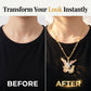 📢📢50% OFF !! ⏰Tri-Tone Angel Guardian Pendant Necklace🪽📿