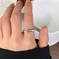 Love in Faith | Adjustable Gold & Platinum Brass Rings – Luxurious, Comfortable Adjustable Rings with Meaningful Faith Design | A Loving Gift for Christmas, Birthdays & Anniversaries, Gold Rings, Stylish Accessories