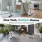 3-in-1 Silicone Floor Squeegee Broom