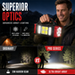 High Power LED Flashlights Camping Torch Work Light Charge 2-In-1 Solar Powered 4LED High Brightness Rechargeable Flashlight Portable Design 4 Lighting Modes USB Charging Suitable for Hiking Outdoor Exploration & Emergency Use