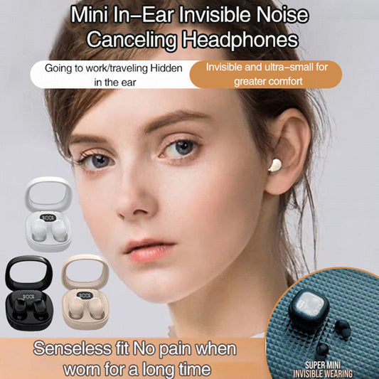 Mini In-Ear Noise-Canceling Sleeping Earbuds