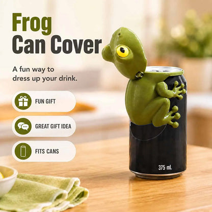 Cute Frog Can Topper