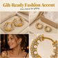 Elegant C-Shaped Hoop Earrings