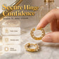 Elegant C-Shaped Hoop Earrings