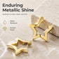 Stainless Steel Geometric Triangle Hoop Earrings
