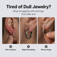 Stainless Steel Geometric Triangle Hoop Earrings
