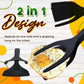 🥳2026 HOT SALE🥳💞50K+ SOLD! 🍳🛡️ 50% OFF! 2-in-1 Spatula Tongs – flips & grips in one tool. Soft silicone tips won't scratch pans – gentle on eggs, fish & pancakes. No more broken food – just perfect flips every time! ✨✅