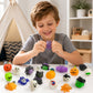 Halloween Squishies Stress Relief Toy Set, Classic Pumpkin/Ghost/Bat Shapes, Super Soft TPR Material with Elastic Squeeze Feel, Washable & Durable, Assorted 24/36/50pcs for Party Favors, Classroom Rewards & Trick-or-Treat