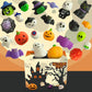 Halloween Squishies Stress Relief Toy Set, Classic Pumpkin/Ghost/Bat Shapes, Super Soft TPR Material with Elastic Squeeze Feel, Washable & Durable, Assorted 24/36/50pcs for Party Favors, Classroom Rewards & Trick-or-Treat