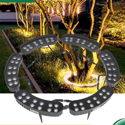 🌳50% OFF NOW! IP65 Waterproof Outdoor Ring Tree Light‑Adjustable Horticultural Tree‑Surround LED Spotlight, Foldable Garden Landscape Lamp for Yard Trunk Decor Night Lighting