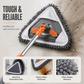 🎁2026 New Arrivals 50% OFF💥Triangular Cleaning Mop with Extendable Pole – 360° swivel, washable pads & lightweight – Cleans floors, walls & corners with ease ✨