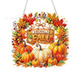 🔥50% OFF 🍂 Autumnal Pumpkin Wreath Diamond Painting Hanging Decor, Complete DIY Kit