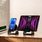Wireless Induction Audio Bluetooth Speaker, 4 in 1 Phone Speaker Amplifier Phone Stand with RGB Light and Adjustable Phone Holder for Tablet iPhone Android