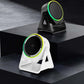 Wireless Induction Audio Bluetooth Speaker, 4 in 1 Phone Speaker Amplifier Phone Stand with RGB Light and Adjustable Phone Holder for Tablet iPhone Android