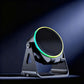 Wireless Induction Audio Bluetooth Speaker, 4 in 1 Phone Speaker Amplifier Phone Stand with RGB Light and Adjustable Phone Holder for Tablet iPhone Android