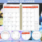 2026-2030 Calendar - From January 2026 to December 2030, 5-year calendar, cartoon Highland cow themed cover design, annual calendar planning, month labels, 60-month calendar