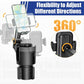 Car Phone Mount Cup Holder - Auto Parts Accessories, Large Adapter Long Arm, 360-Degree Rotation
