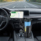 Car Phone Mount Cup Holder - Auto Parts Accessories, Large Adapter Long Arm, 360-Degree Rotation