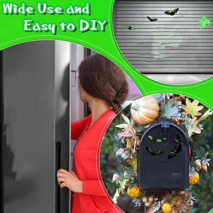 🎃 LIMITED TIME 👻 Halloween Magnets for Car & Fridge, Bat Pumpkin Witch Skeleton Halloween Decorations, Garage Door Magnets, Trunk or Treat Car Decorations
