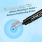High-Quality White Plastic Body Deep Hole Marker Pens - 10 Pcs Optional, 20mm Nib, 14cm, Waterproof Quick-Dry Office Stationery for Carpenters, Furniture Decoration, Marks Wood/Metal & Smooth Surfaces (Shake Before Use), Long Nib Markers