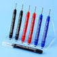 High-Quality White Plastic Body Deep Hole Marker Pens - 10 Pcs Optional, 20mm Nib, 14cm, Waterproof Quick-Dry Office Stationery for Carpenters, Furniture Decoration, Marks Wood/Metal & Smooth Surfaces (Shake Before Use), Long Nib Markers
