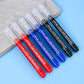 High-Quality White Plastic Body Deep Hole Marker Pens - 10 Pcs Optional, 20mm Nib, 14cm, Waterproof Quick-Dry Office Stationery for Carpenters, Furniture Decoration, Marks Wood/Metal & Smooth Surfaces (Shake Before Use), Long Nib Markers