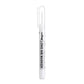 High-Quality White Plastic Body Deep Hole Marker Pens - 10 Pcs Optional, 20mm Nib, 14cm, Waterproof Quick-Dry Office Stationery for Carpenters, Furniture Decoration, Marks Wood/Metal & Smooth Surfaces (Shake Before Use), Long Nib Markers