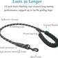 Dual Dog Leash, Double Dog Leash, 360 Swivel No Tangle Walking Leash, Shock Absorbing Bungee for Two Dogs