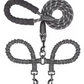 Dual Dog Leash, Double Dog Leash, 360 Swivel No Tangle Walking Leash, Shock Absorbing Bungee for Two Dogs