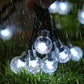 Waterproof Bubble Solar String Lights for Patio