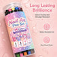 💅 12-Color Dual-Tip Nail Art Pens – Easy DIY Nail Designs