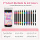 💅 12-Color Dual-Tip Nail Art Pens – Easy DIY Nail Designs
