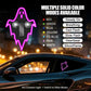 🎁🎃Halloween Sale 50% OFF! 🔥Solar-Powered LED Multi-Shape Neon Light - Eco-Friendly Wireless Auto Interior Halloween Decor with Modern Stylish Design, Car Decorating, Led Lights, Cool Car Stuff