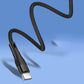 STATIK MagStack USB-C to USB-C: Cable | 100W Fast Charge | 480Mbps Data Sync | Tangle-Free Braided Nylon | For Phones, Tablets, Laptops and Headphones