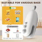 Mini snack bag sealing machine,Portable mini plastic bag sealer 2 in 1, plastic material, rechargeable, suitable for sealing and sealing snacks, coffee and pet food packaging Kitchen Preservation