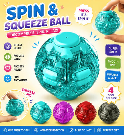 Interactive Press and Rotate Decompression Ball