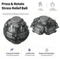 Interactive Press and Rotate Decompression Ball