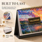 📅 2027 Desk Calendar & Habit Tracker – Artistic Oil Painting Monthly Planner for Work & Study