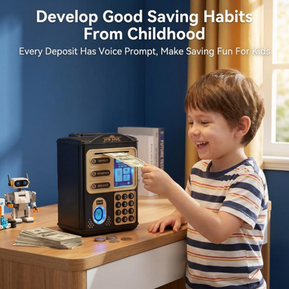 Children's Automatic ATM Piggy Bank with Password