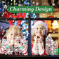 Large Christmas Window Stickers, Set of 4, House Design Static Cling Decorations with Snowman & Snowflake Pattern, for Festive Party