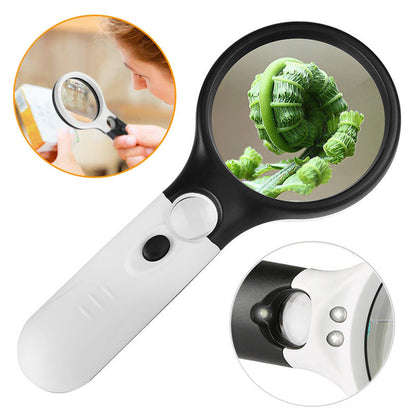 3X & 45X Dual-Lens Magnifier
